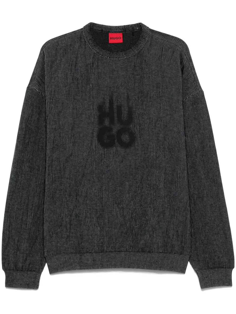 smoke logo-print sweatshirt