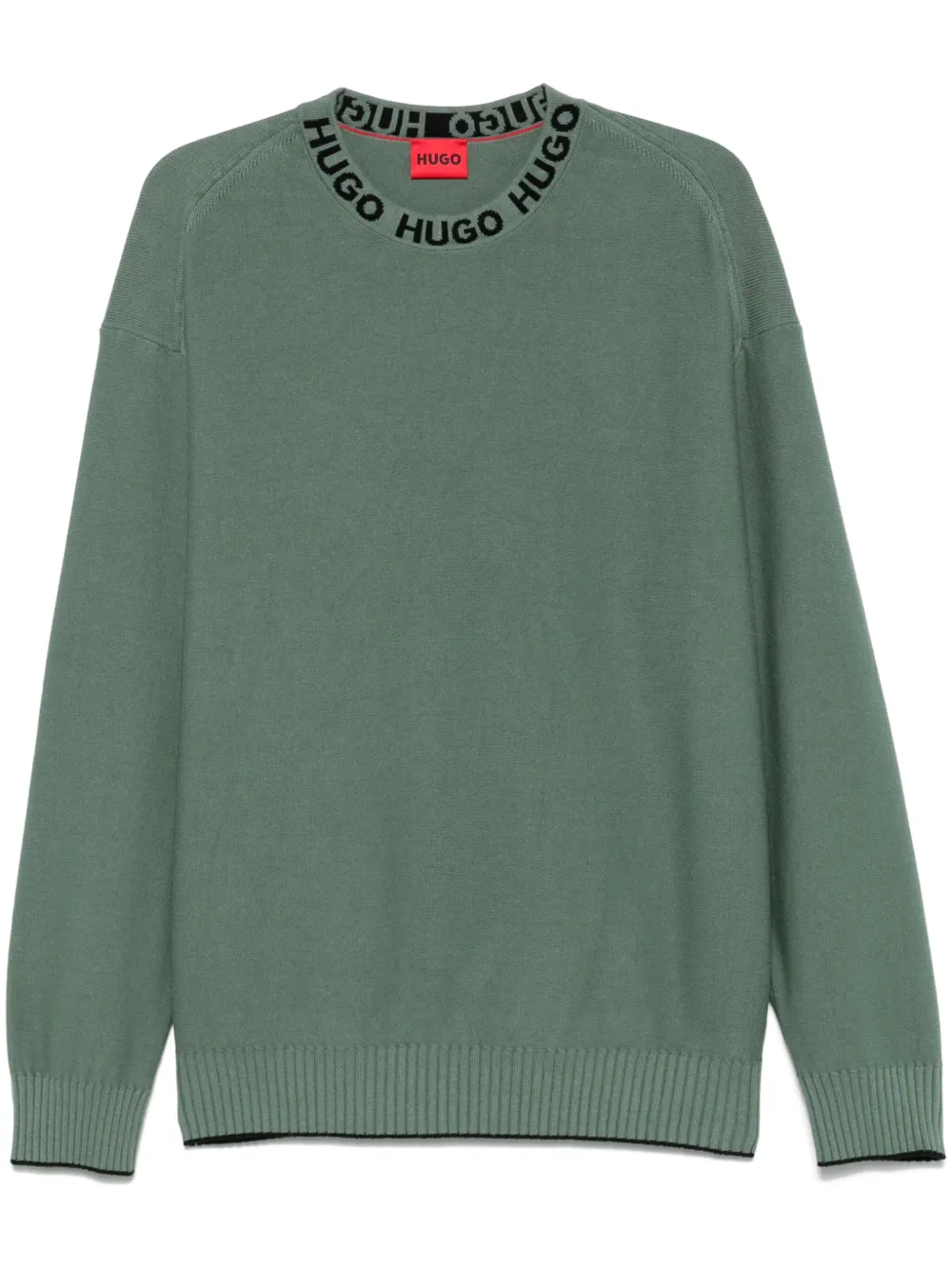 logo-collar sweater