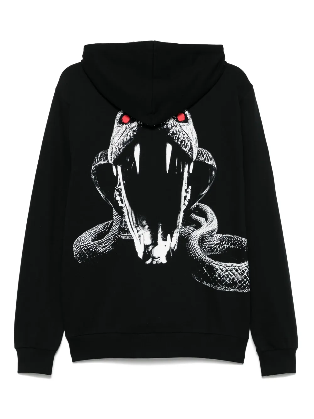 HUGO Hoodie met dierenprint - Zwart