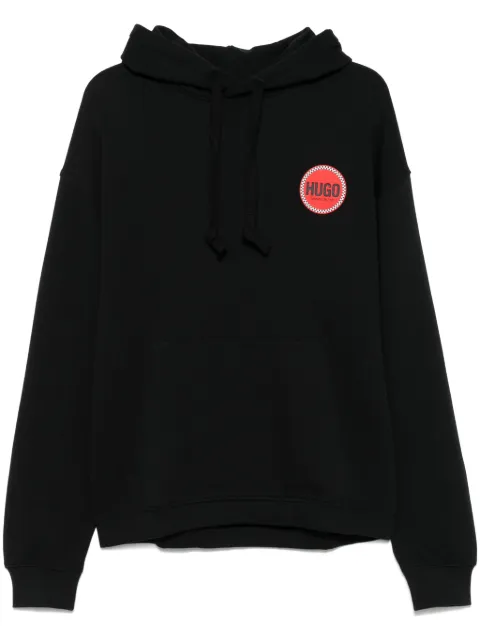 HUGO logo-print hoodie 