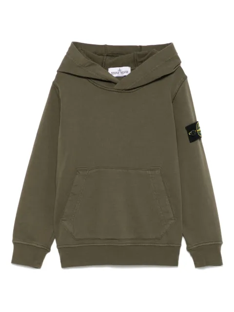 Stone Island Junior sudadera con distintivo Compass