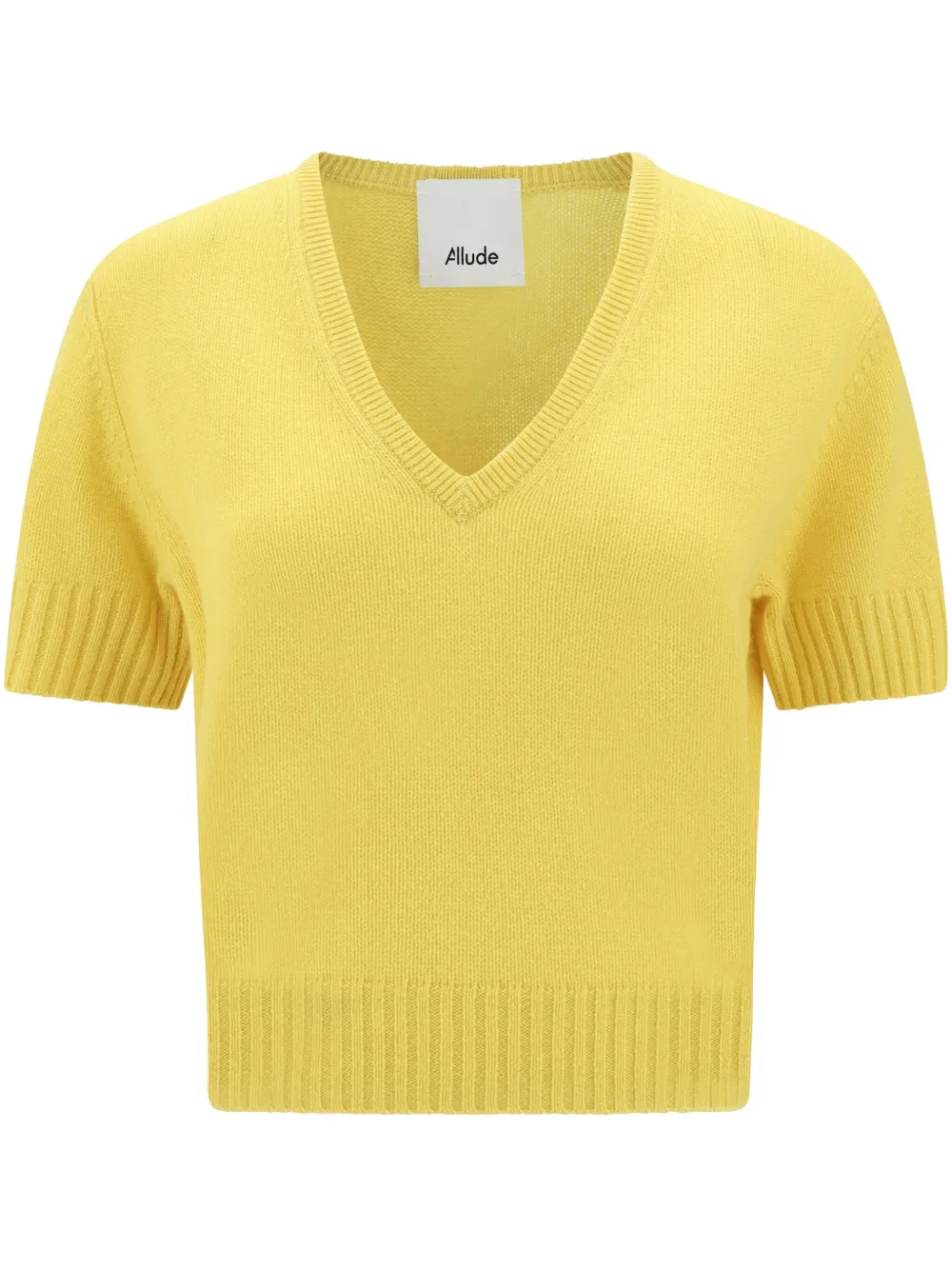 Allude Kasjmier top Geel