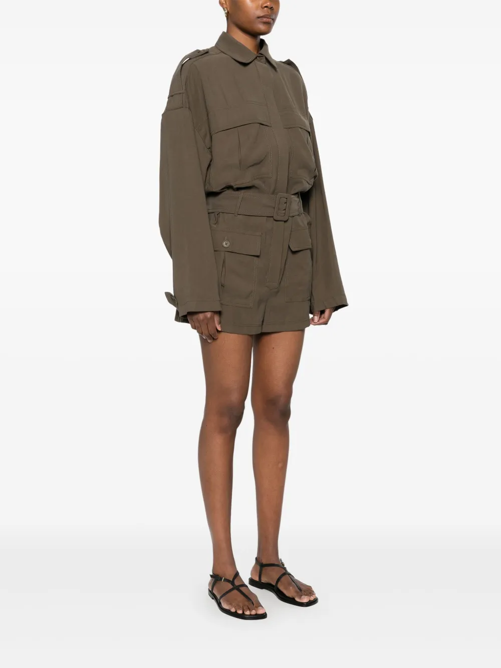 THE ANDAMANE Vania playsuit Groen
