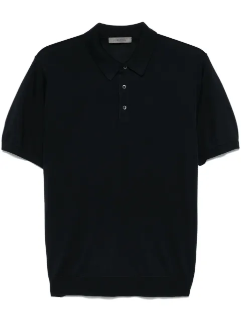 Corneliani playera tipo polo de seda