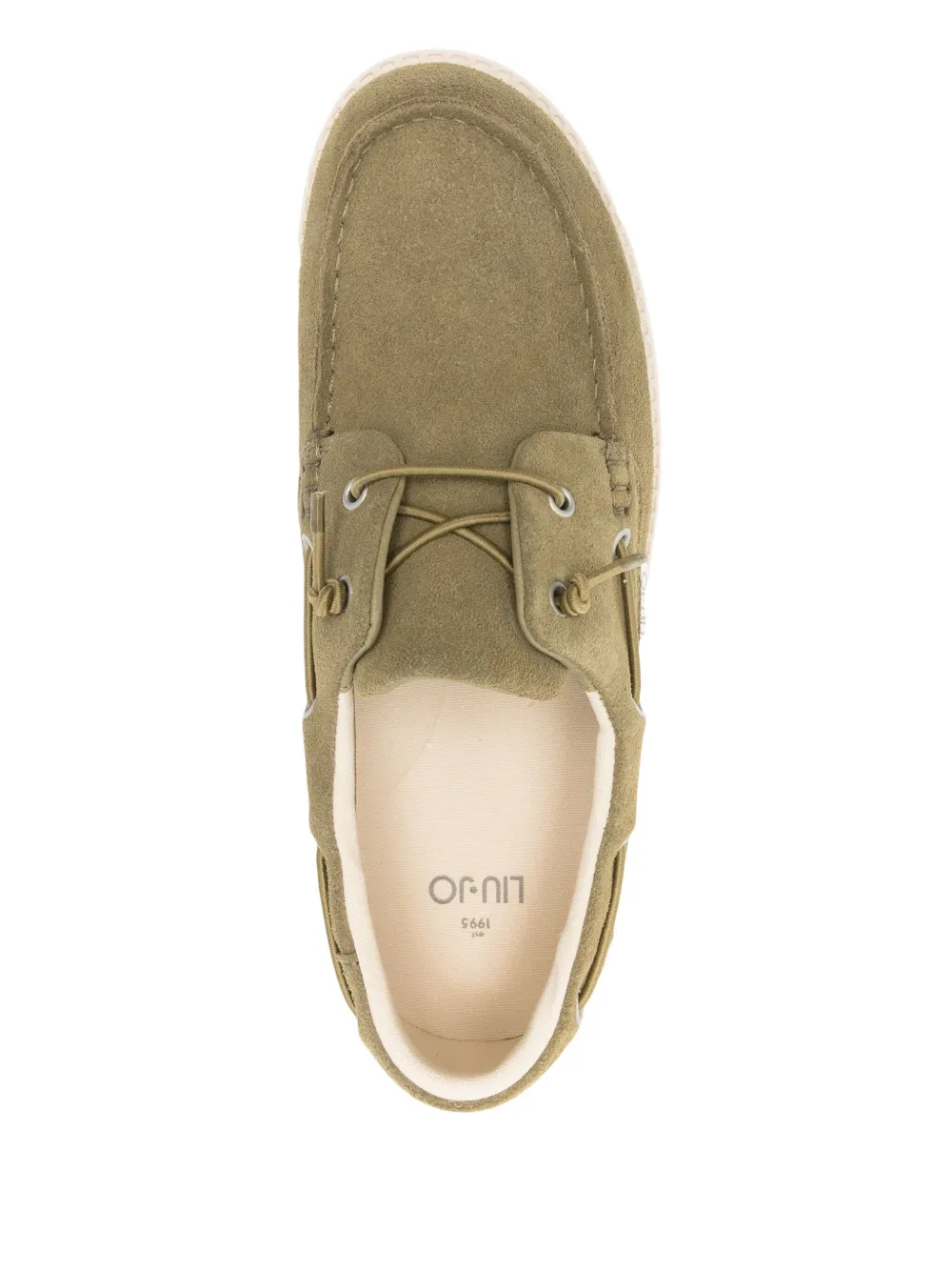 LIU JO suede boat shoes Green