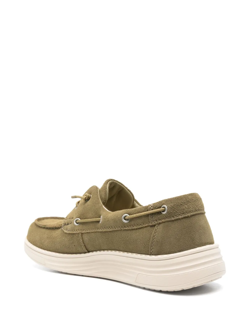 LIU JO suede boat shoes Green