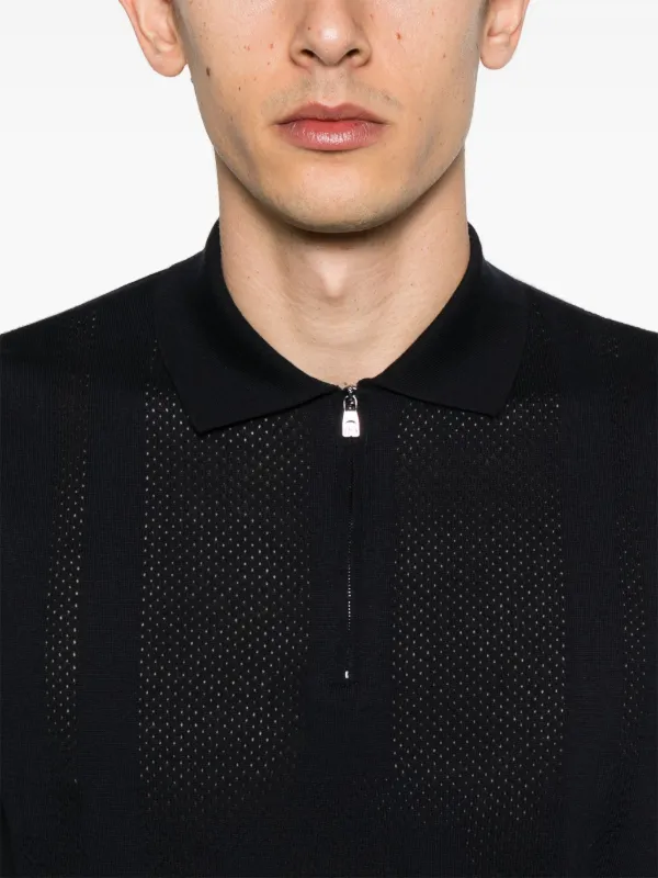 コルネリアーニ　ポロシャツ　50 Corneliani ニット ポロシャツ | ブルー | FARFETCH JP