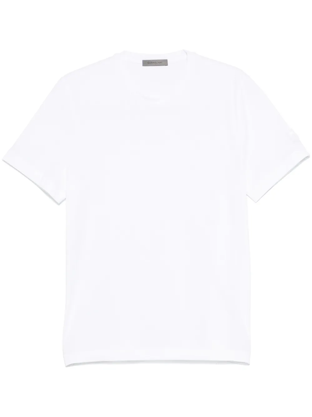 logo-embroidered T-shirt