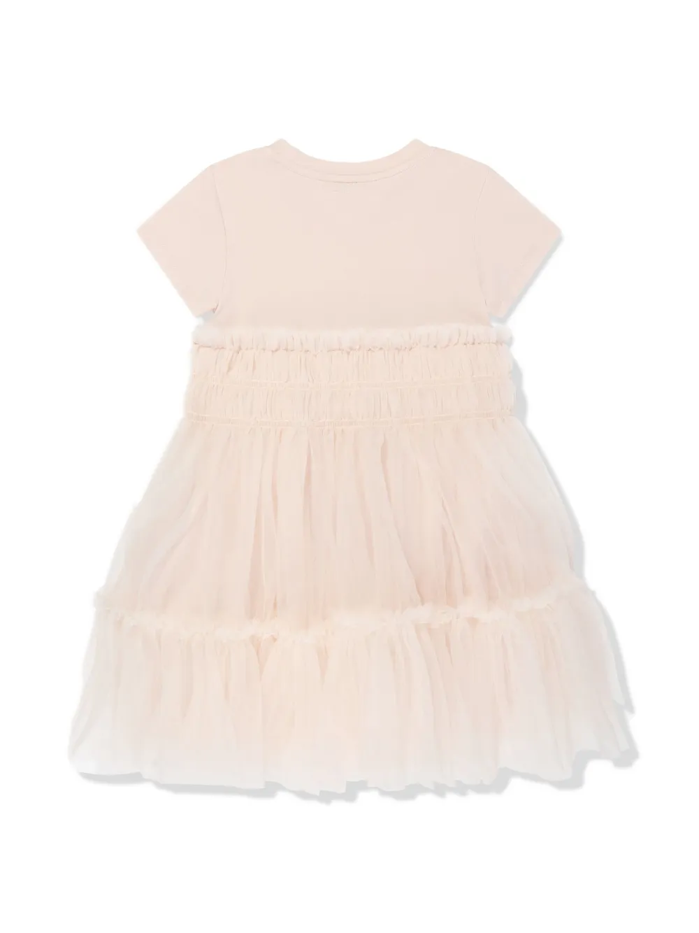 guess kids logo-print dress - Roze