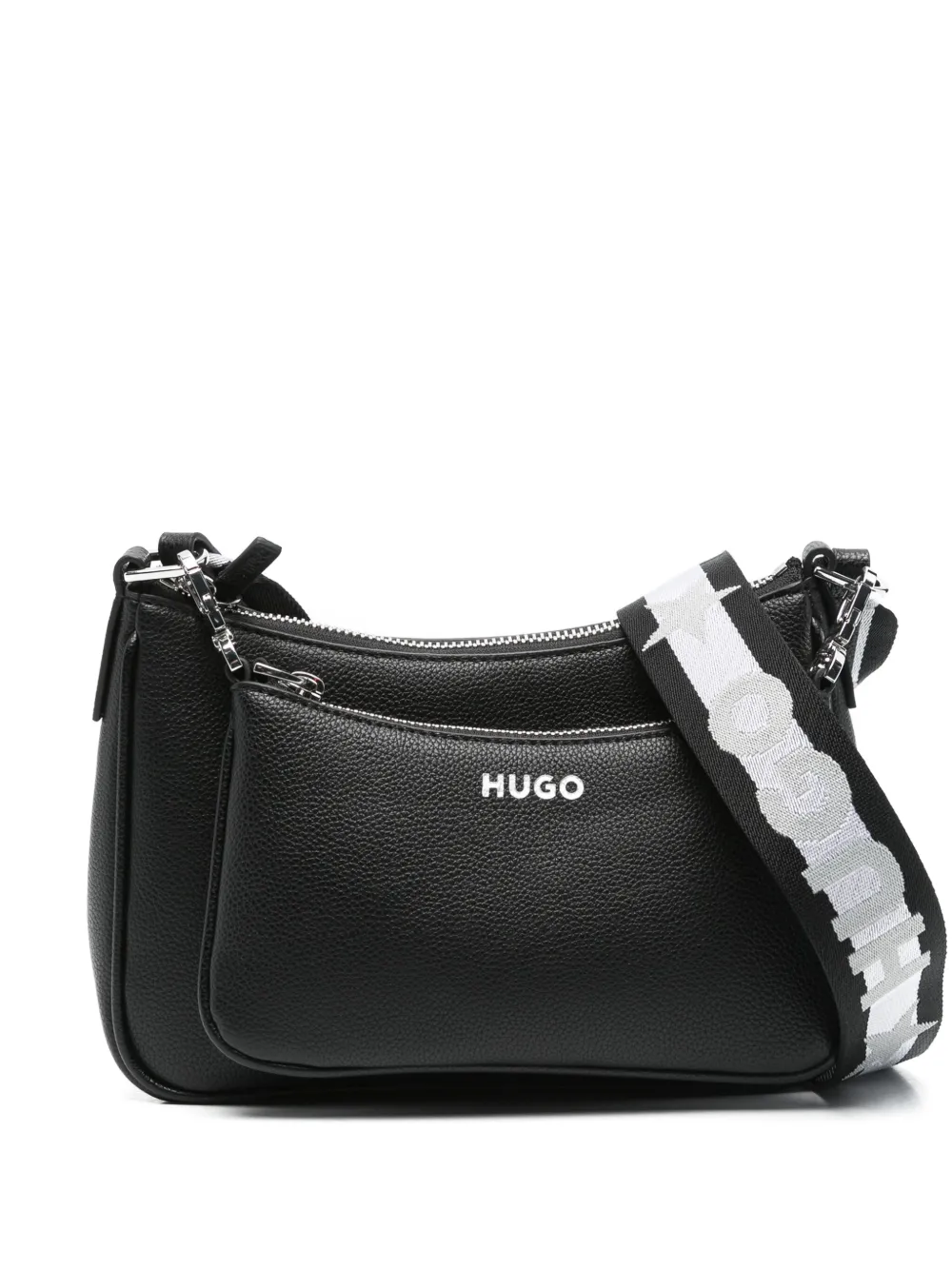 HUGO logo-print cross body bag | Black | Image 1