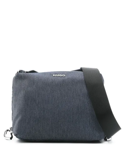 HUGO bolsa crossbody con letras del logo