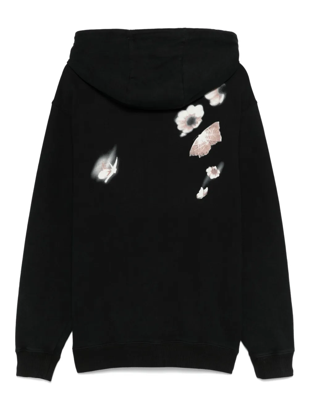 HUGO Hoodie met print - Zwart