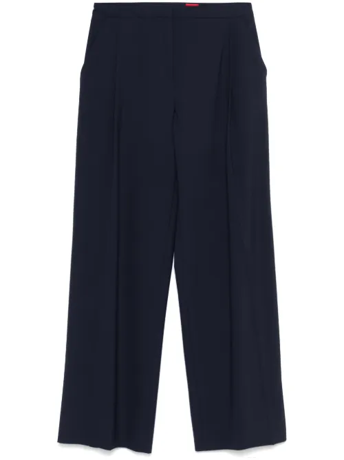 Pantalon à détails de plis - HUGO - Modalova