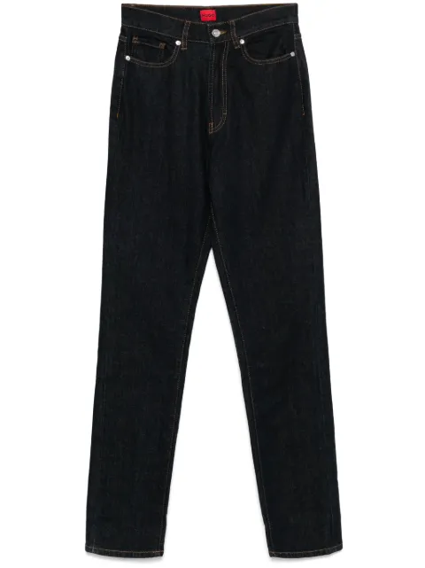 HUGO logo-patch jeans