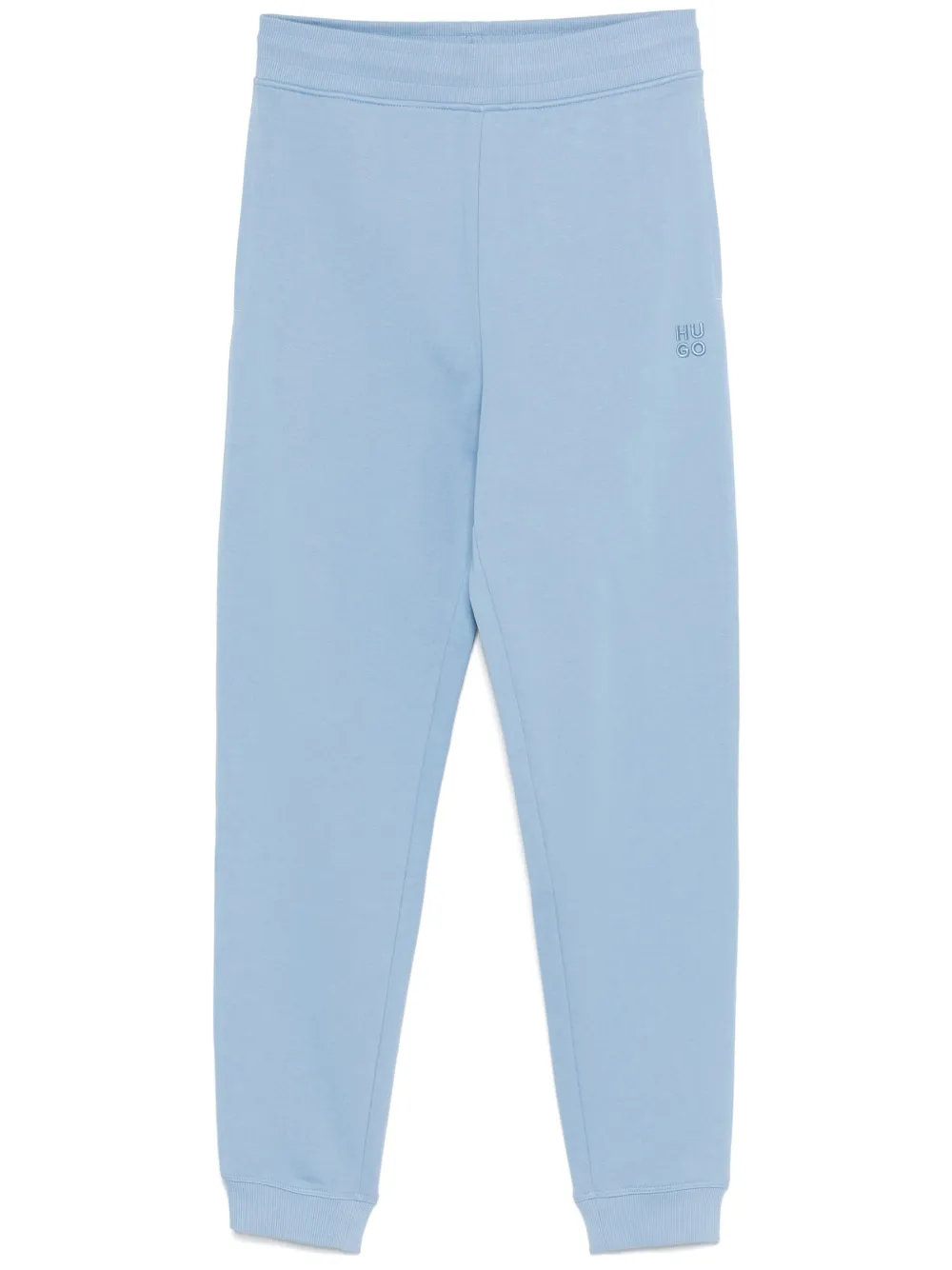 HUGO Katoenen trainingsbroek met logo Blauw