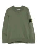 Stone Island Junior Compass-badge sweater - Green