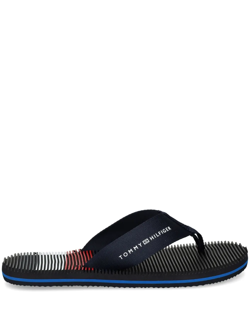 Tommy Hilfiger Teenslippers met logoprint Blauw