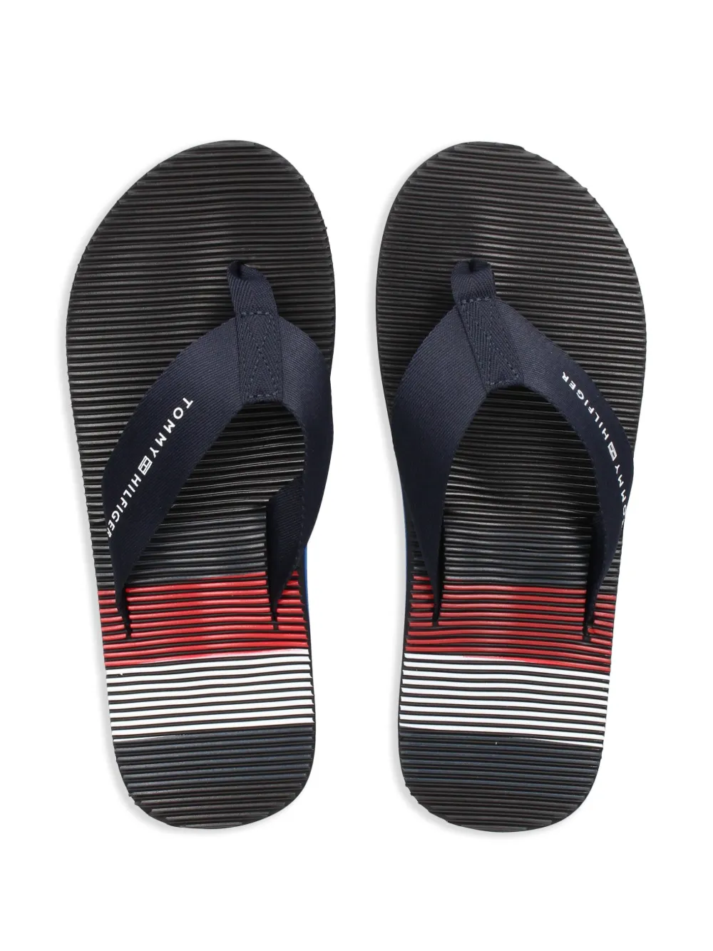 Tommy Hilfiger Teenslippers met logoprint Blauw