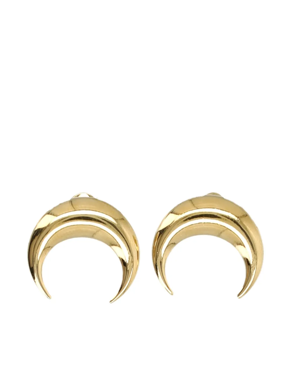 Marine Serre mini Crescent Moon earrings - Oro