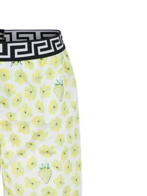 Versace Kids フローラル トランクス水着 | イエロー | FARFETCH JP