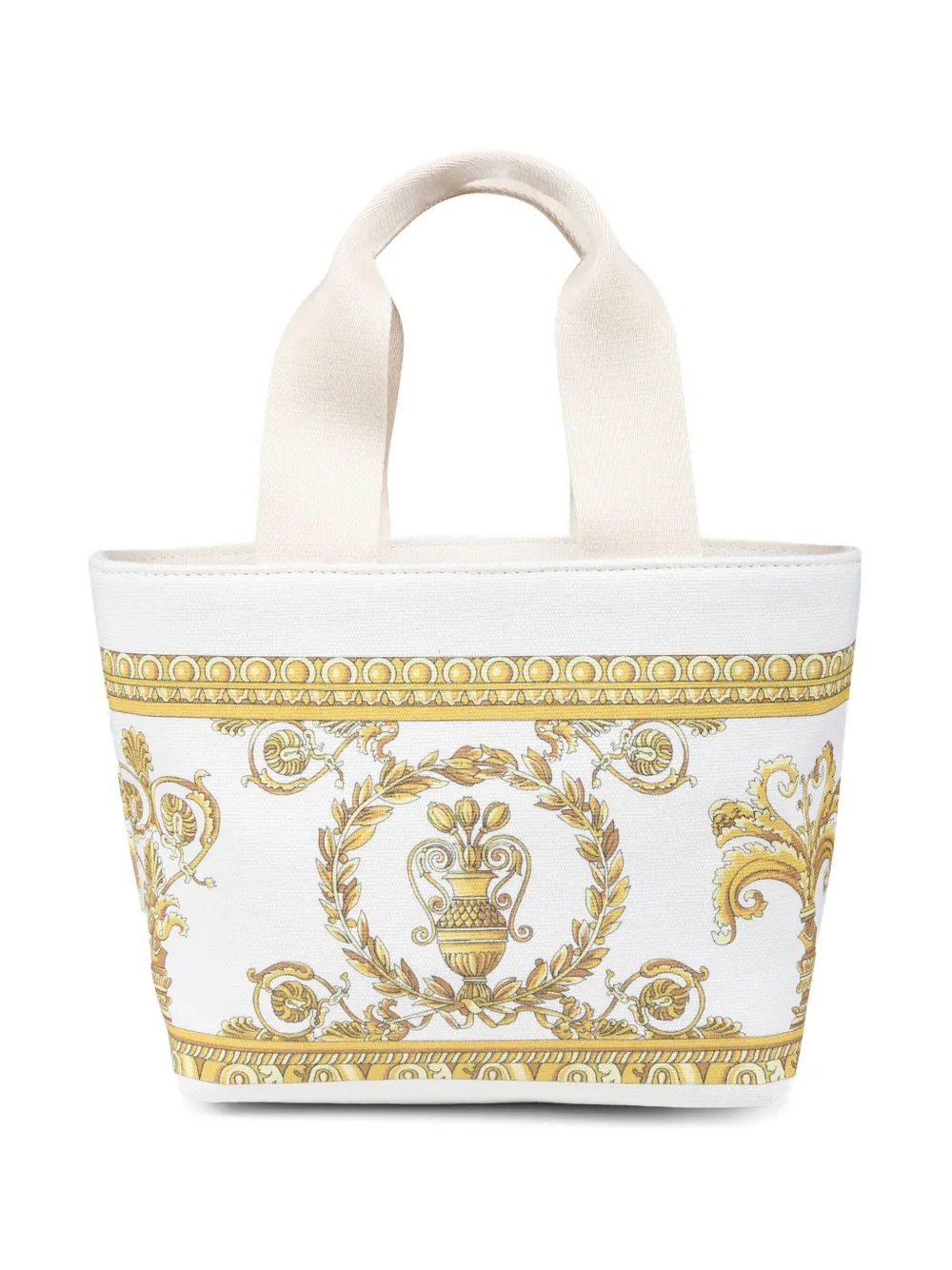 Versace Kids Shopper met print - Wit