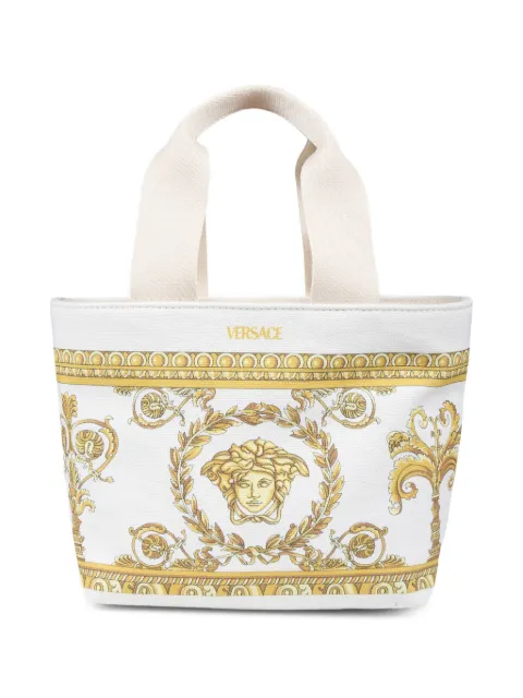 Versace Kids Borsa tote Barocco con stampa