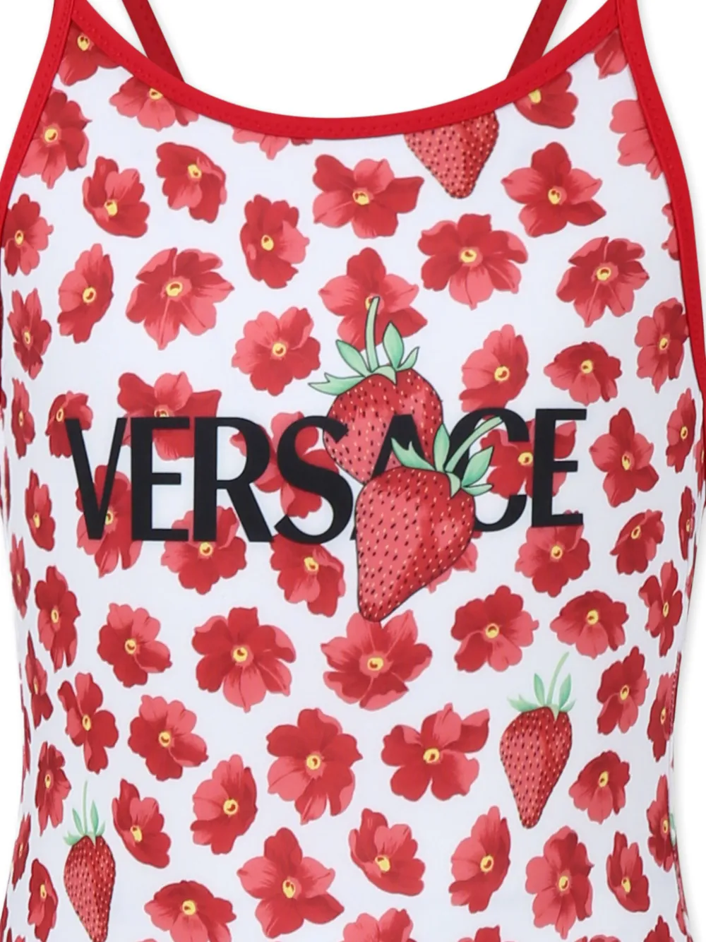 Versace Kids Strawberry Garden badpak Rood