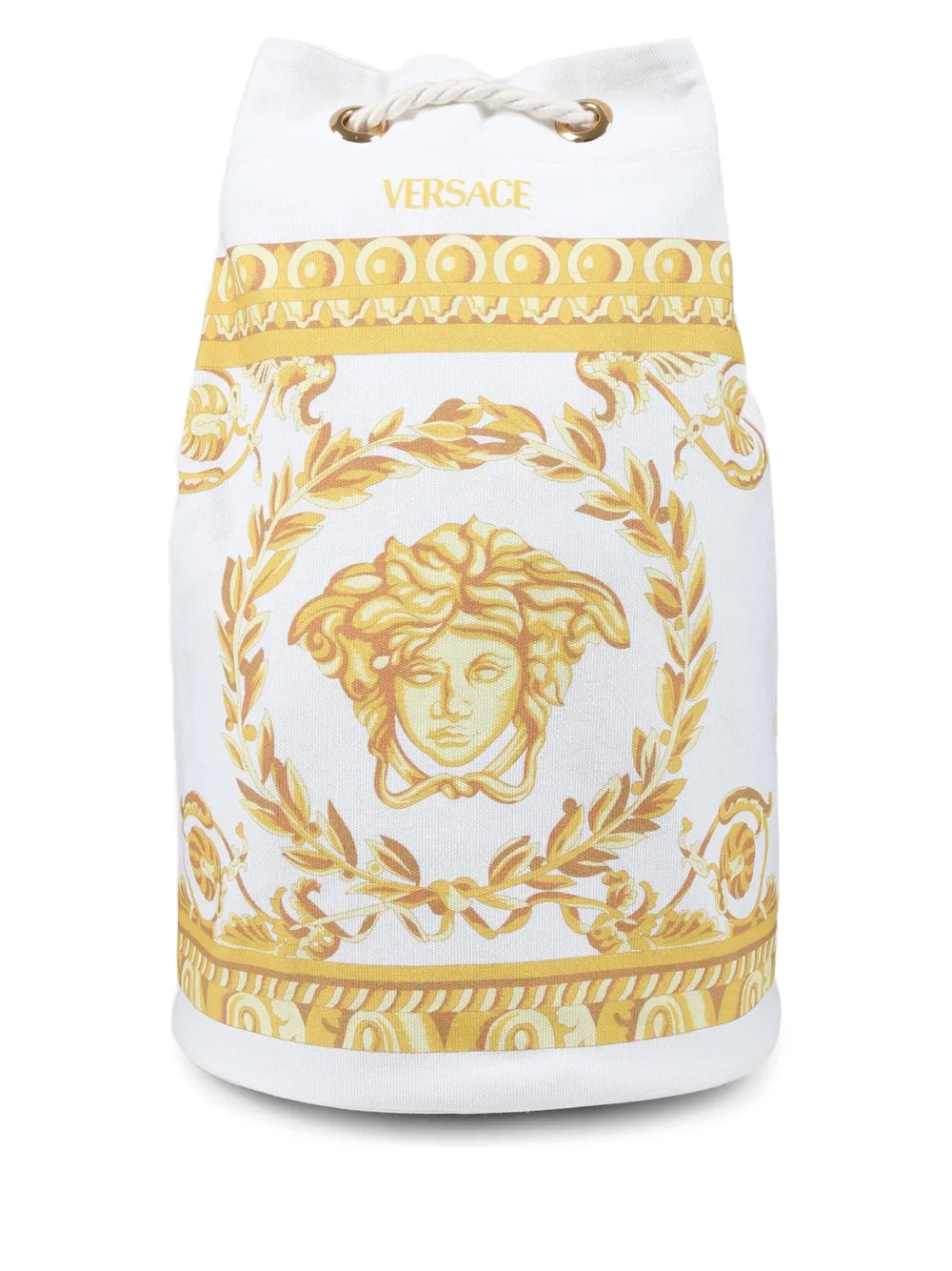 Versace Kids Medusa bucket-tas Wit