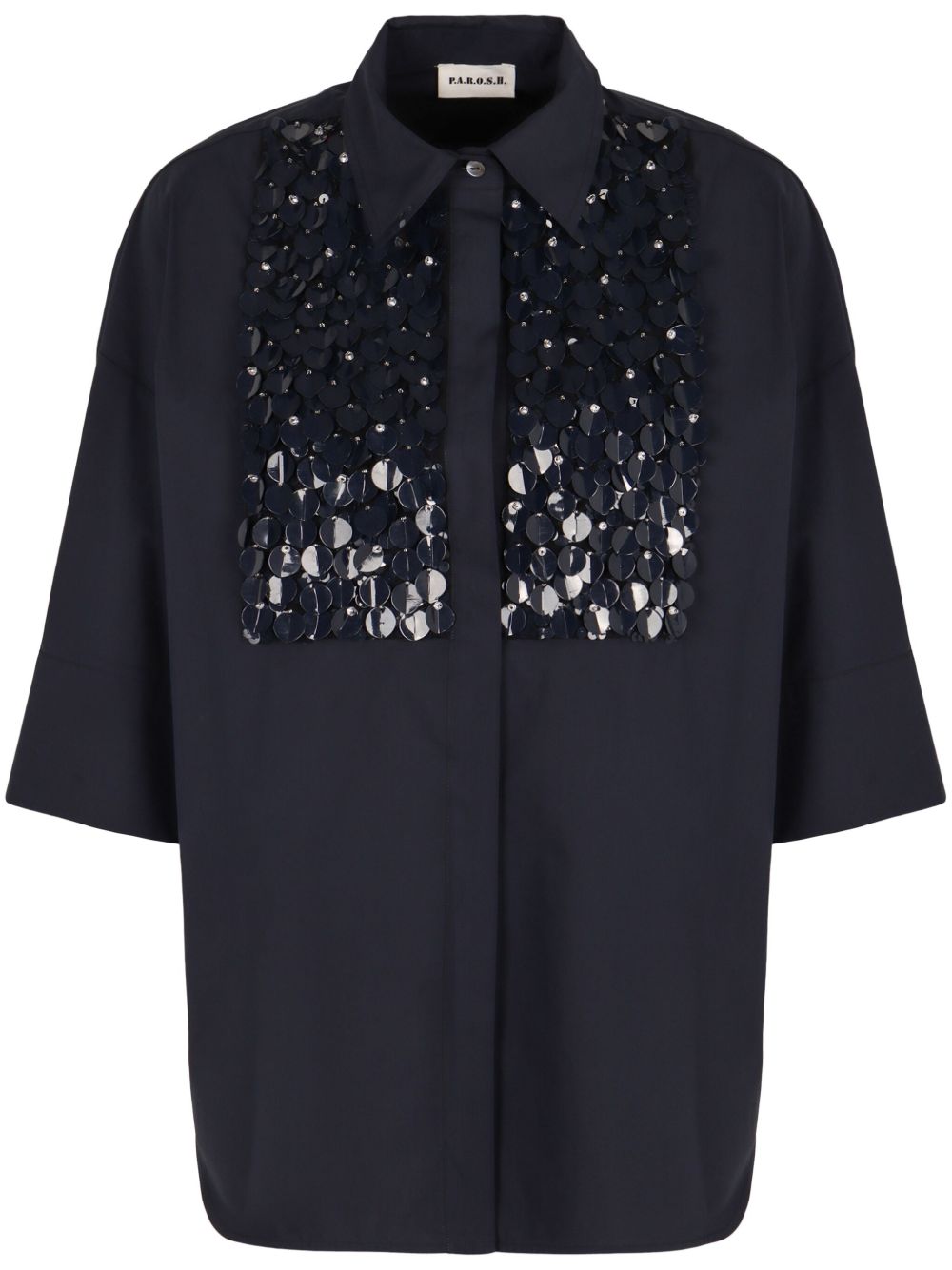 sequin-embellished shirt