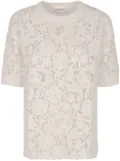 P.A.R.O.S.H. floral-motif T-shirt - White