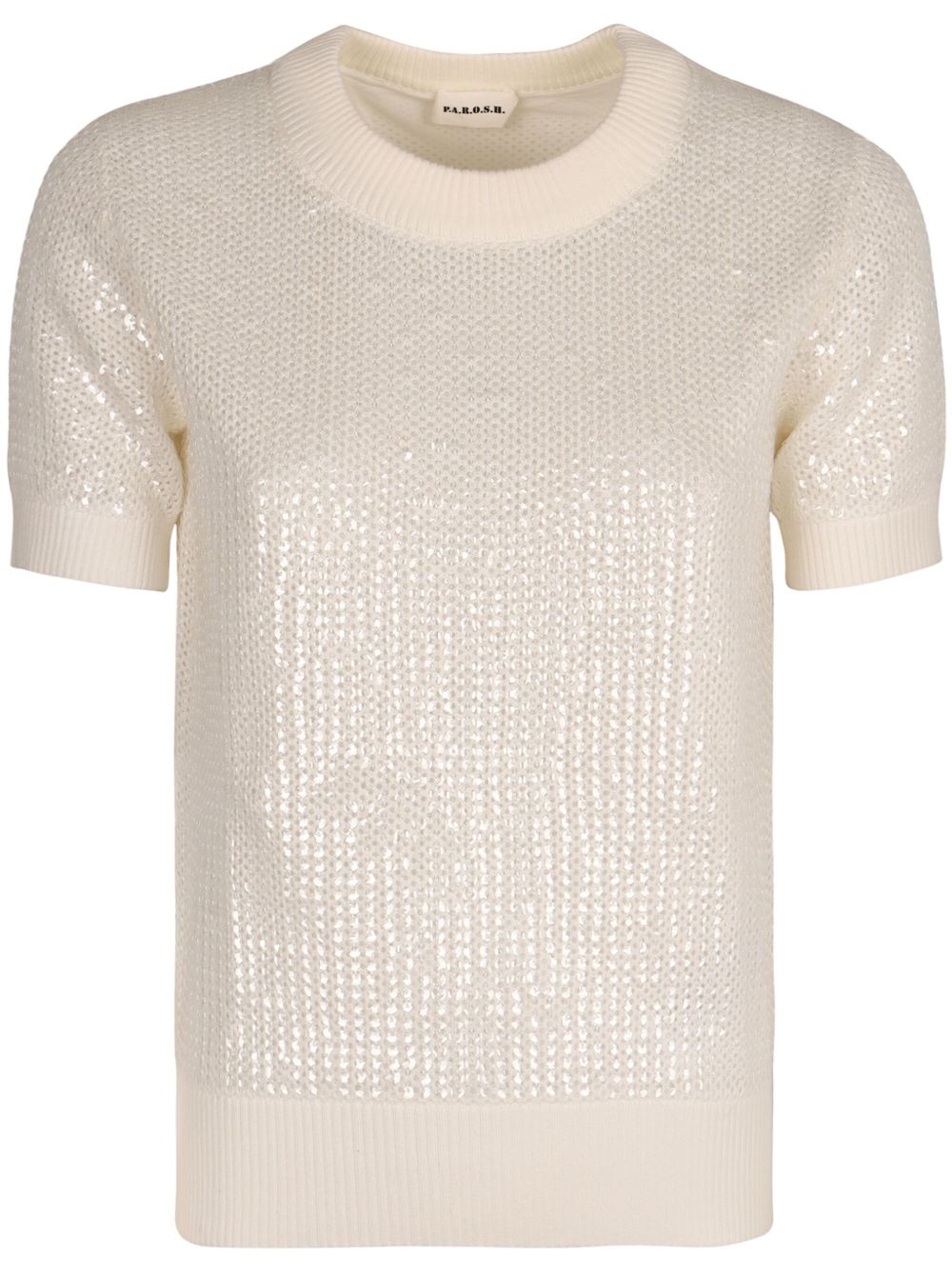 sequinned T-shirt