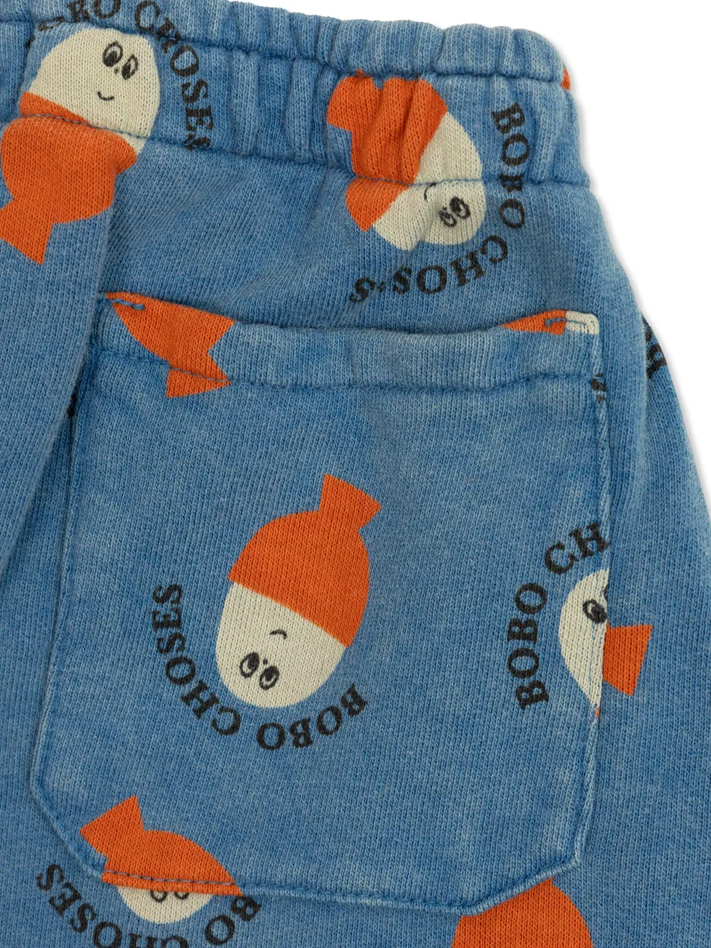 Bobo Choses Broek met print Blauw