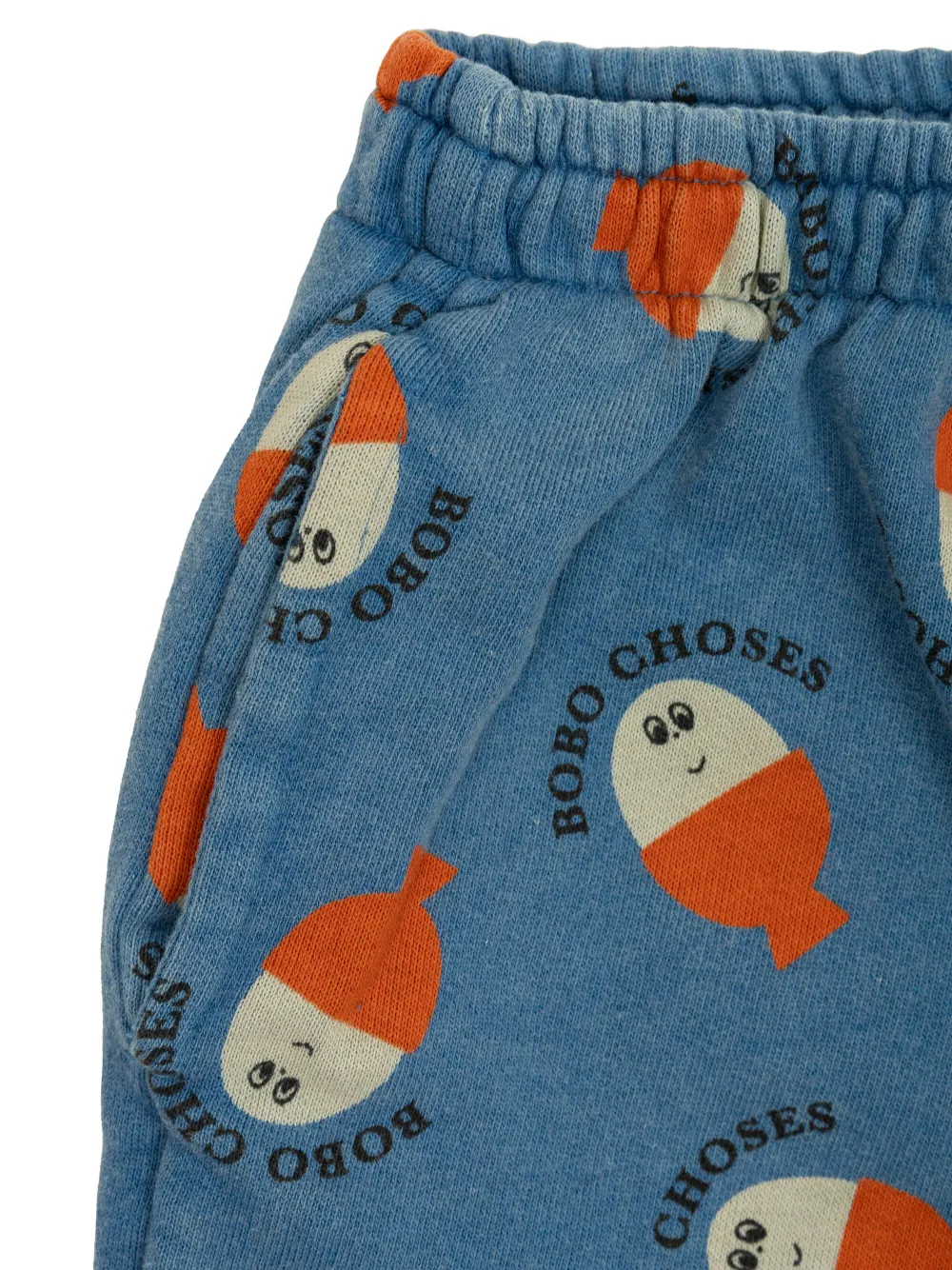 Bobo Choses Broek met print Blauw