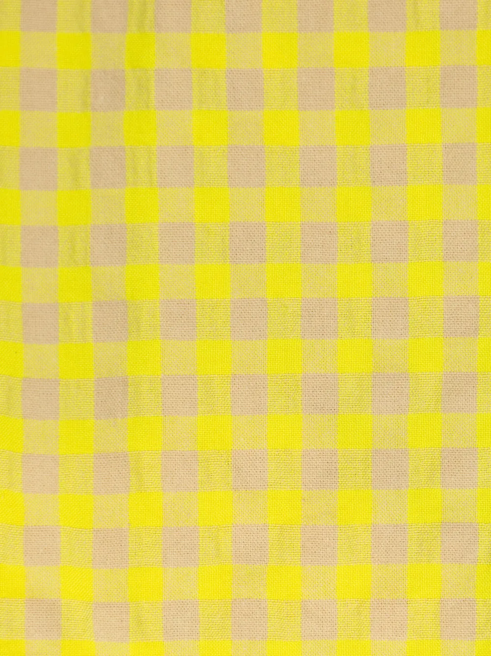 Bobo Choses Check-print Trousers In Yellow