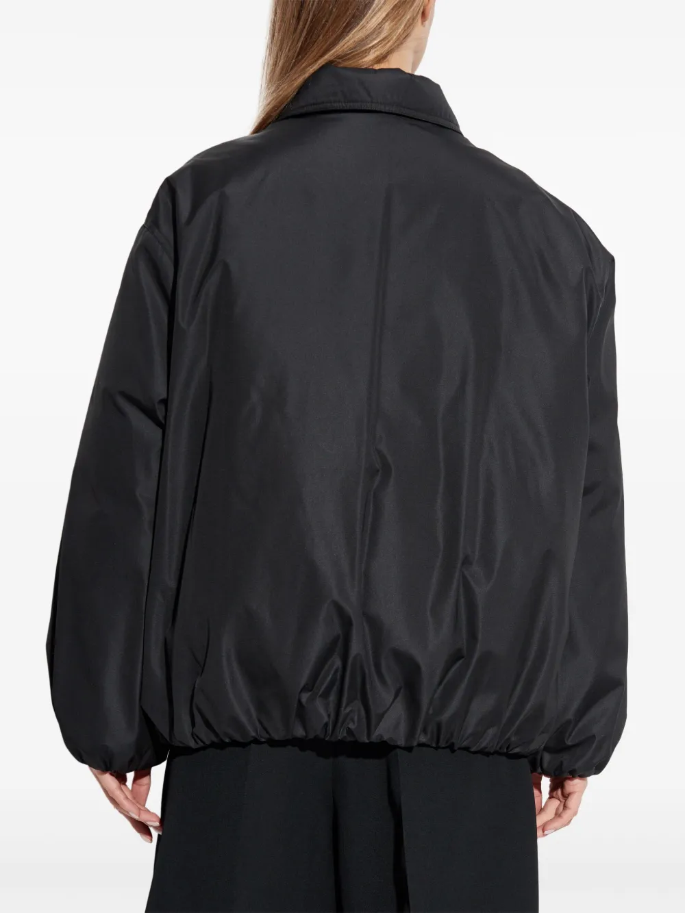 Jil Sander Gewatteerd bomberjack Zwart