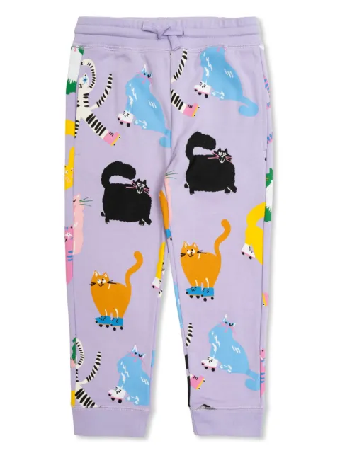 Stella McCartney Kids cat-print trousers