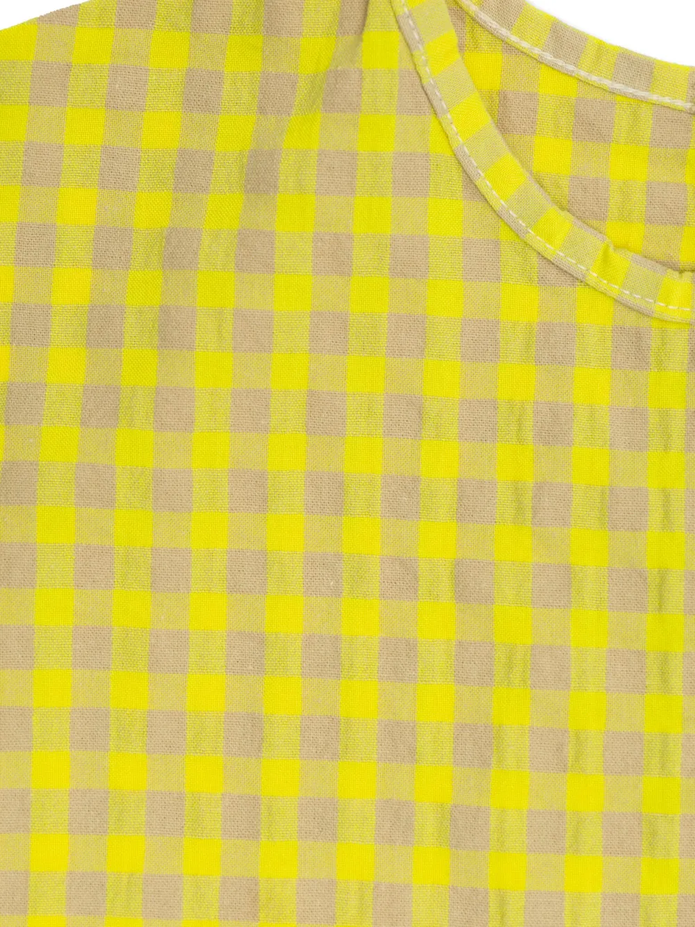 Bobo Choses Vichy shirt Geel