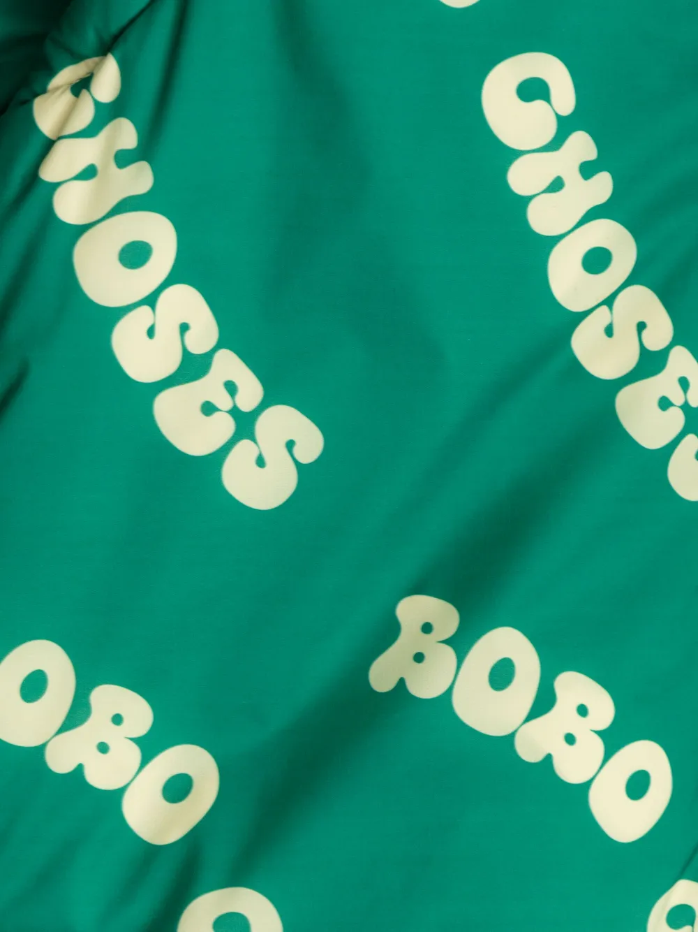 Bobo Choses Wavy gewatteerd jack Groen