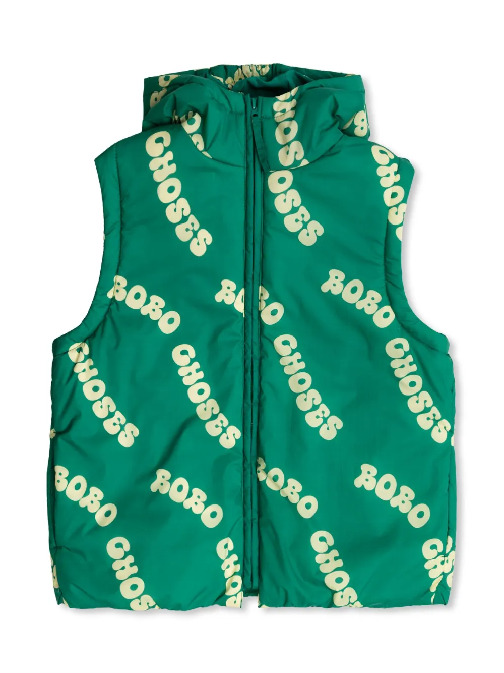 Bobo Choses Wavy gewatteerd jack Groen