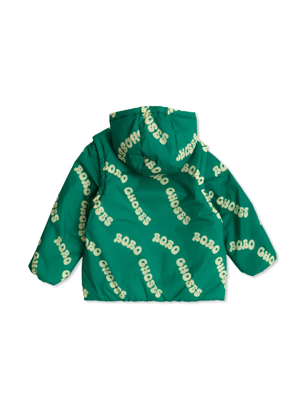 Bobo Choses Wavy gewatteerd jack - Groen