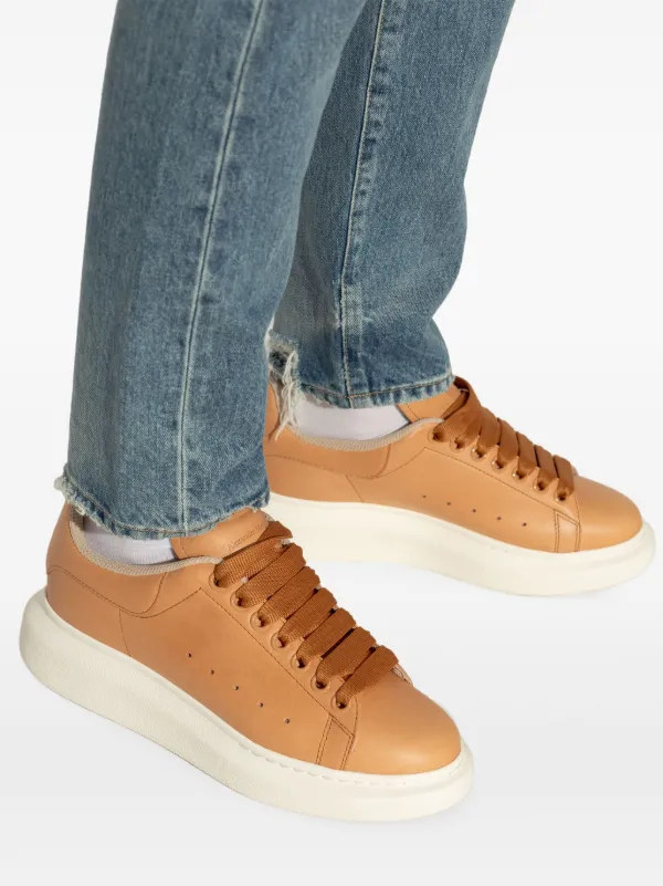 【Alexander McQueen】オーバーサイズ ブラウン スニーカー Alexander McQueen オーバーサイズ スニーカー | ブラウン