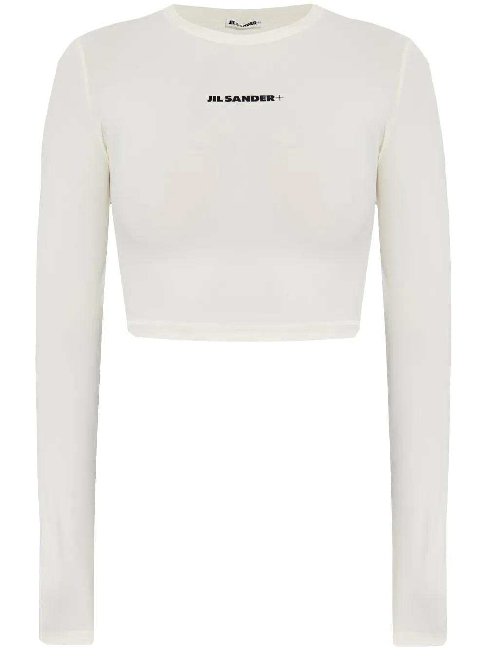 Jil Sander Bikinitop met logoprint Wit