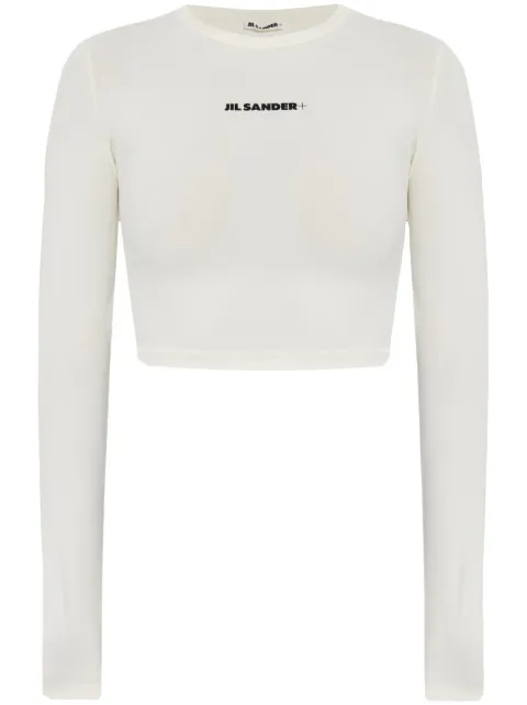 Jil Sander logo-print bikini top