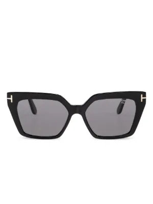 TOM FORD Eyewear 1205 サングラス | ブラック | FARFETCH JP