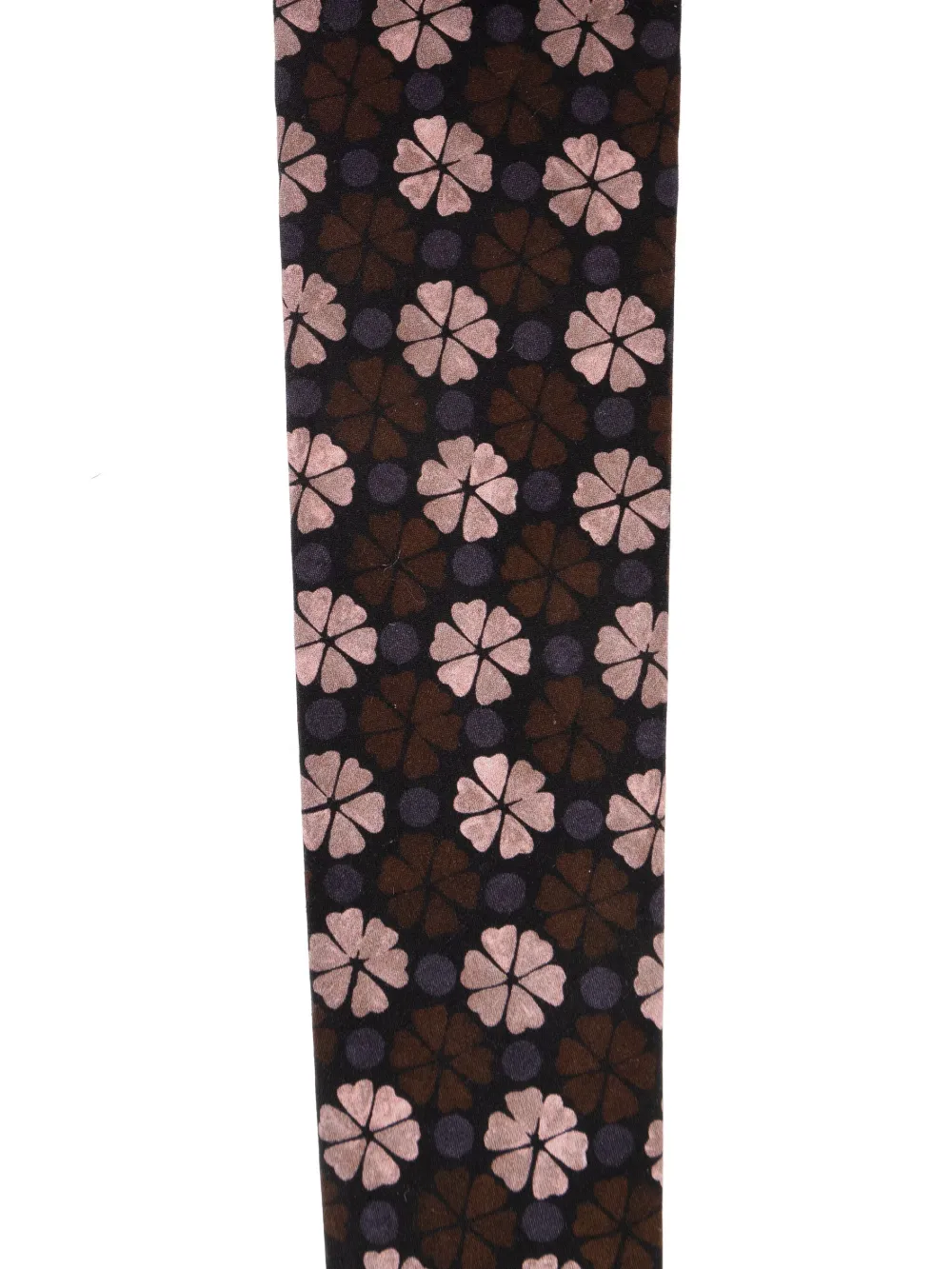 Paul Smith floral-pattern cotton tie - Bruin