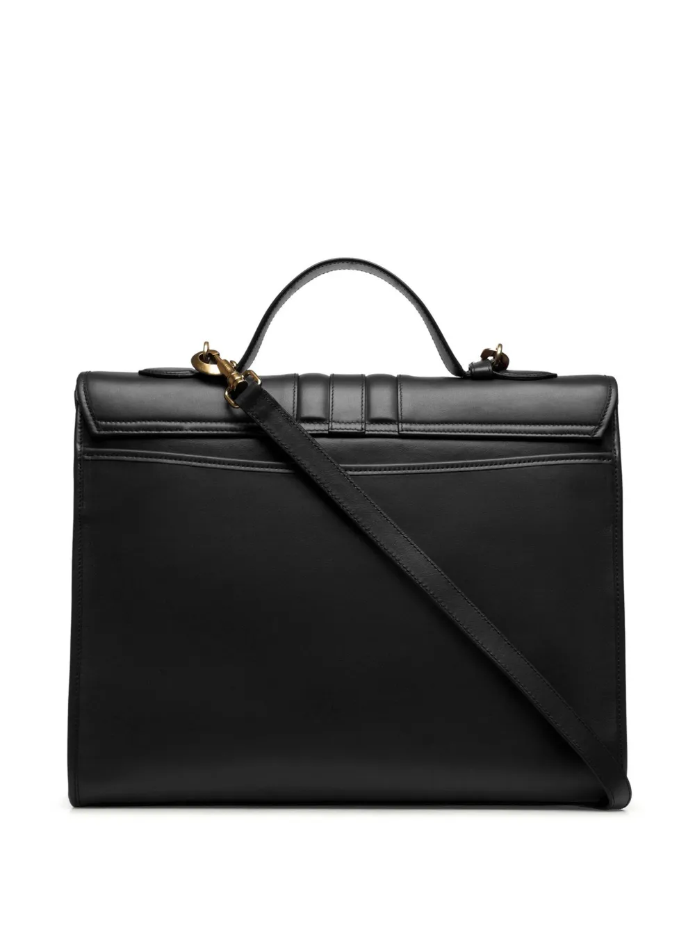 Bally Beckett leren aktetas - Zwart