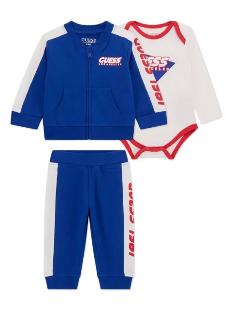 guess kids side-stripe tracksuit