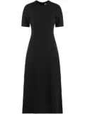 Calvin Klein short-sleeve midi dress - Black