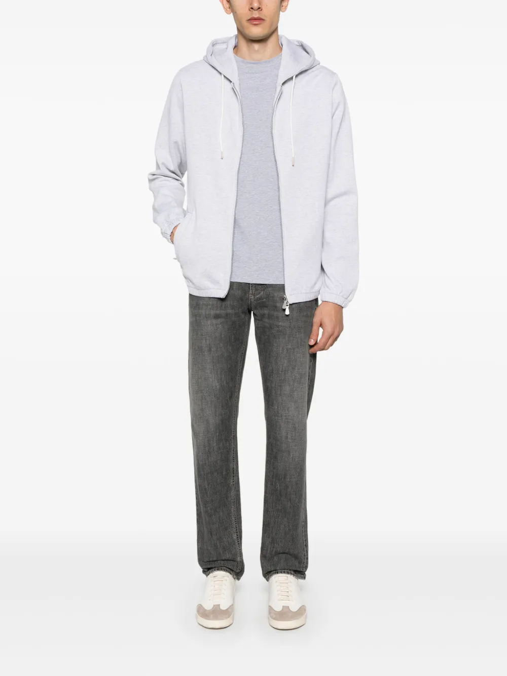 Brunello Cucinelli Katoenen T-shirt - Grijs
