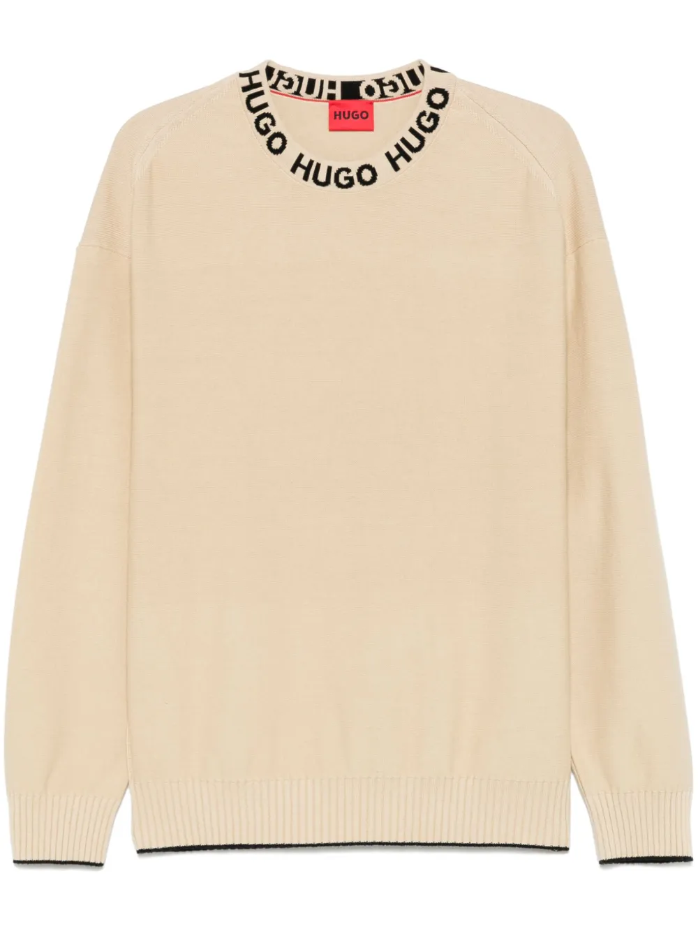 logo-collar sweater